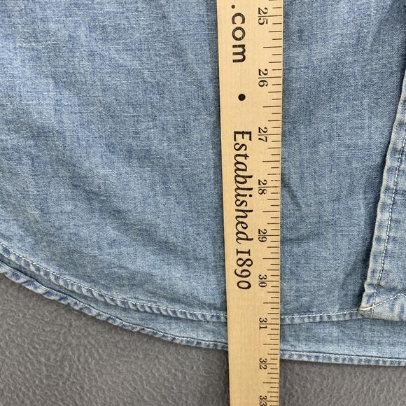 Ralph Lauren Shirt Mens XL Denim Classic Fit Button Down Chambray Red Pony Logo - Picture 8 of 16